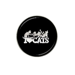 Catz Golf Ball Marker (for Hat Clip) by artattack4all