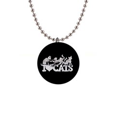 Catz Mini Button Necklace by artattack4all