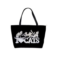 Catz Large Shoulder Bag by artattack4all