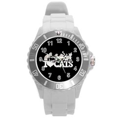 Catz Round Plastic Sport Watch Large by artattack4all