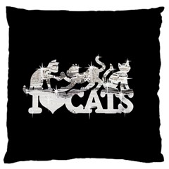 Catz Large Cushion Case (two Sides) by artattack4all