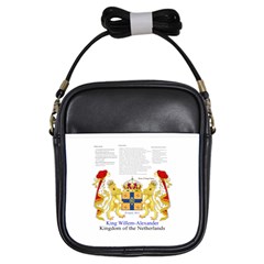 King Willem Kids  Sling Bag by artattack4all