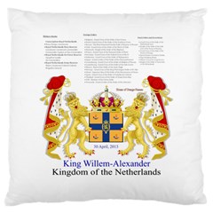 King Willem Large Cushion Case (Two Sides)