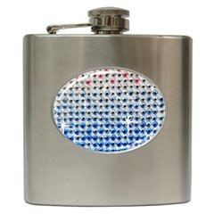 Rainbow Colored Bling Hip Flask