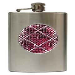 Red Glitter Bling Hip Flask by artattack4all