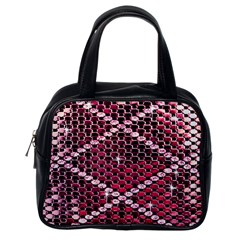 Red Glitter Bling Single-sided Satchel Handbag by artattack4all