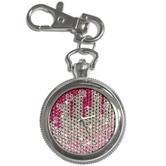 Mauve Gradient Rhinestones  Key Chain & Watch by artattack4all