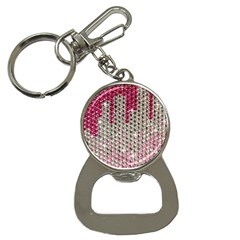 Mauve Gradient Rhinestones  Key Chain With Bottle Opener by artattack4all