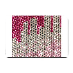 Mauve Gradient Rhinestones  Small Door Mat by artattack4all