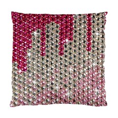 Mauve Gradient Rhinestones  Twin-sided Cushion Case