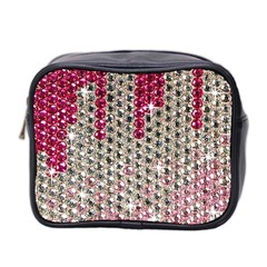 Mauve Gradient Rhinestones  Twin-sided Cosmetic Case by artattack4all