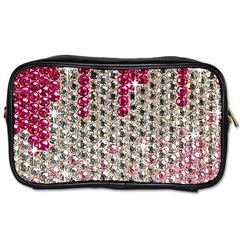 Mauve Gradient Rhinestones  Twin-sided Personal Care Bag by artattack4all