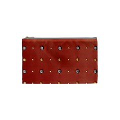 Studded Faux Leather Red Small Makeup Purse by artattack4all