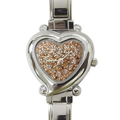 Light And Dark Sequin Design Classic Elegant Ladies Watch (heart) by artattack4all