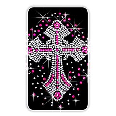 Hot Pink Rhinestone Cross Card Reader (rectangle) by artattack4all