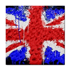 Distressed British Flag Bling Ceramic Tile by artattack4all