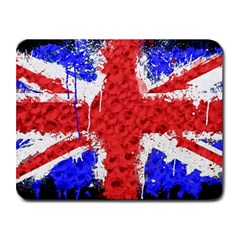 Distressed British Flag Bling Small Mouse Pad (rectangle) by artattack4all