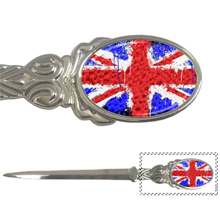 Distressed British Flag Bling Paper Knife