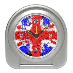 Distressed British Flag Bling Desk Alarm Clock by artattack4all