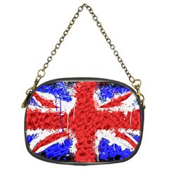 Distressed British Flag Bling Twin-sided Evening Purse by artattack4all