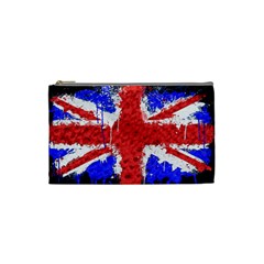 Distressed British Flag Bling Small Makeup Purse by artattack4all