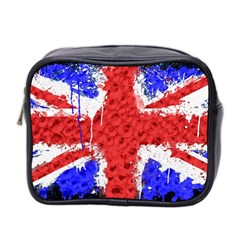 Distressed British Flag Bling Twin-sided Cosmetic Case by artattack4all