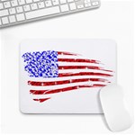 Sparkling American Flag Small Mouse Pad (Rectangle) Front