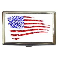 Sparkling American Flag Cigarette Box by artattack4all