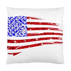 Sparkling American Flag Single-sided Cushion Case by artattack4all