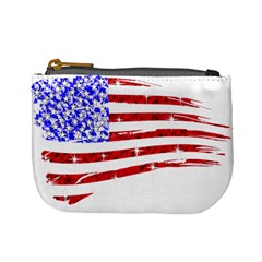 Sparkling American Flag Coin Change Purse by artattack4all