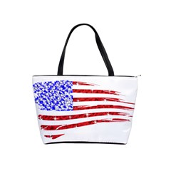 Sparkling American Flag Large Shoulder Bag by artattack4all