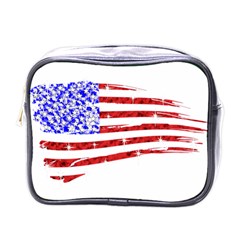 Sparkling American Flag Single-sided Cosmetic Case by artattack4all