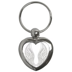 Angel Bling Wings Key Chain (heart) by artattack4all