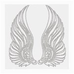 Angel Bling Wings Twin-sided Large Glasses Cleaning Cloth Front