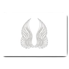 Angel Bling Wings Large Door Mat