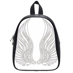 Angel Bling Wings Small School Backpack by artattack4all