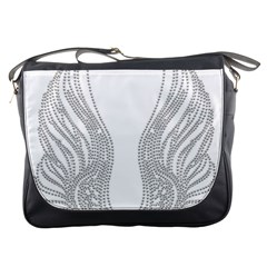 Angel Bling Wings Messenger Bag by artattack4all