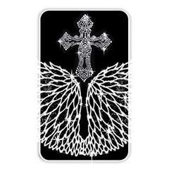 Bling Wings And Cross Card Reader (rectangle) by artattack4all