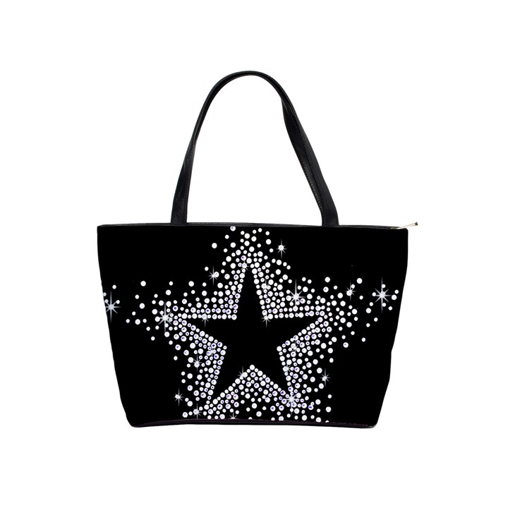 Sparkling Bling Star Cluster Large Shoulder Bag