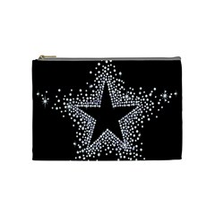 Sparkling Bling Star Cluster Medium Makeup Purse by artattack4all