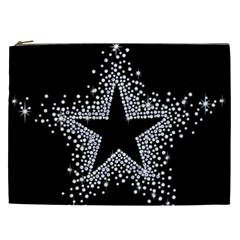 Sparkling Bling Star Cluster Cosmetic Bag (xxl) by artattack4all