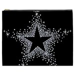 Sparkling Bling Star Cluster Cosmetic Bag (XXXL) Front