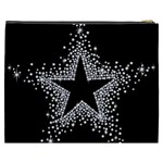 Sparkling Bling Star Cluster Cosmetic Bag (XXXL) Back