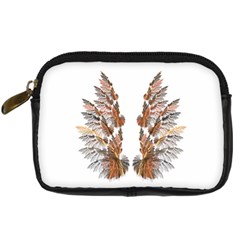 Brown Feather Wing Compact Camera Case by artattack4all