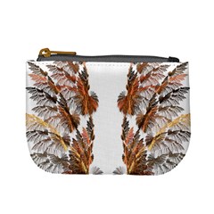 Brown Feather Wing Coin Change Purse