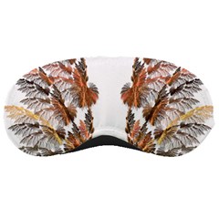 Brown Feather Wing Sleep Eye Mask