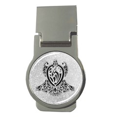 Diamond Bling Lion Money Clip (Round)