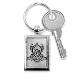 Diamond Bling Lion Key Chain (Rectangle) Front