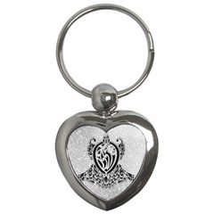 Diamond Bling Lion Key Chain (Heart)