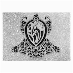 Diamond Bling Lion Single-sided Handkerchief